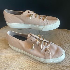 Ladies Sperry Slip-on sneakers in Rose Gold - size 10